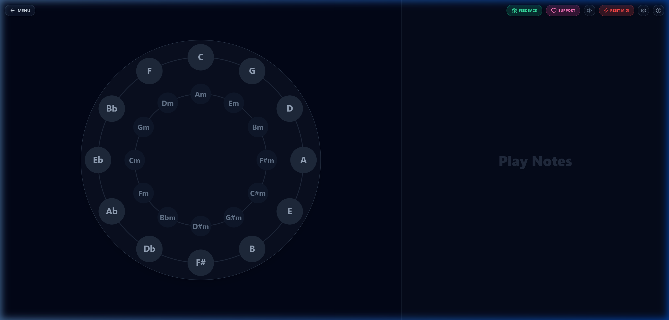 ChordGUI - Graphic user interface for your MIDI keyboard
